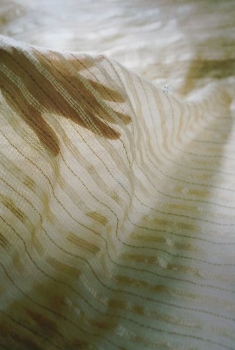 Sheer silk leno length