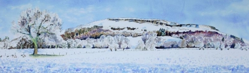 'Fintry Hills. Snow 1' SOLD