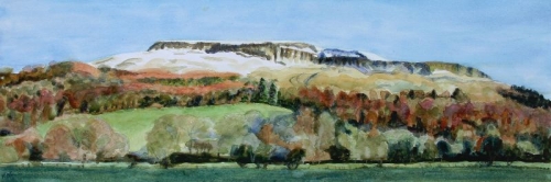 'Fintry Hills - a smattering of snow'