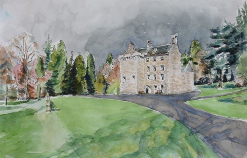 'Storm Cloud at Culcreuch Castle'
