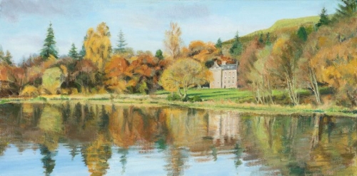 'Culcreuch Castle, Autumn' SOLD