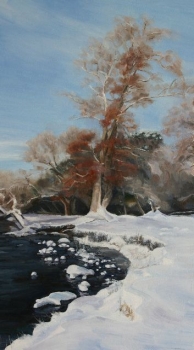 River Endrick, Fintry, Snow 2. SOLD