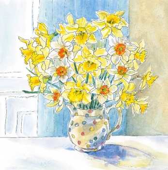 'Spotty Jug with Daffodils' Sorry now sold out.