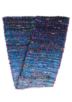 handwoven one-off silk scarf / wall art