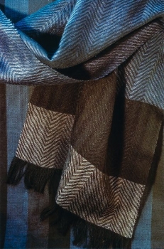 Cotton & linen shawl
