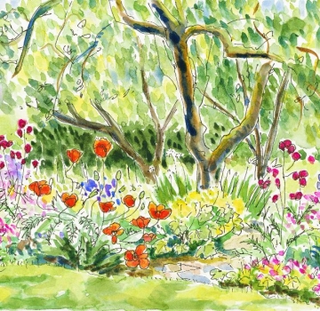 'Poppies in the Garden' 