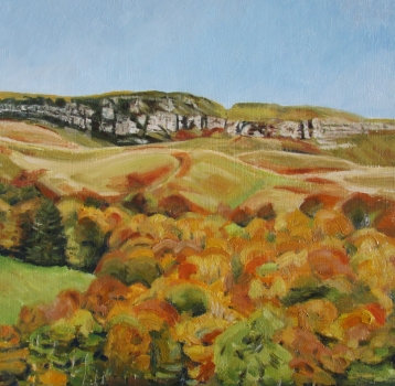 'Early Autumn Crags, Fintry Hills'